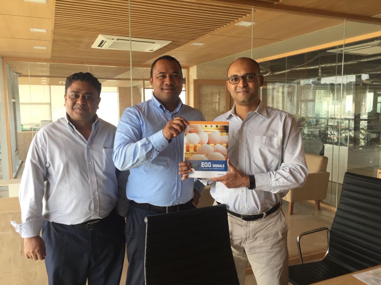 Business meeting in between Honorable Director of KAZI Farms Group , Mr. Phil from VDL JANSEN and CEO of Protimax International